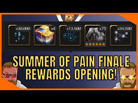 Summer Of Pain Finale Rewards Opening! Double Featured 6 Star Crystals!