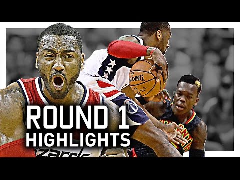 John Wall NASTY Round 1 Offense Highlights VS Hawks 2017 Playoffs - UNSTOPPABLE!