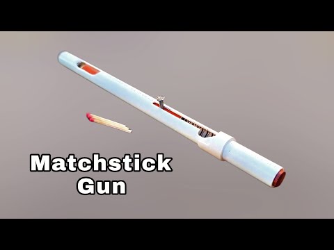 Make a powerful matchstick gun || Diwali special || DIY slingshot || @inventorsudhir7370