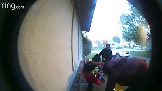 Honorless trick or treat mom sets bad example for son