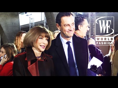 Front Row Loewe Fall-Winter 15-16 Paris Fashion Week