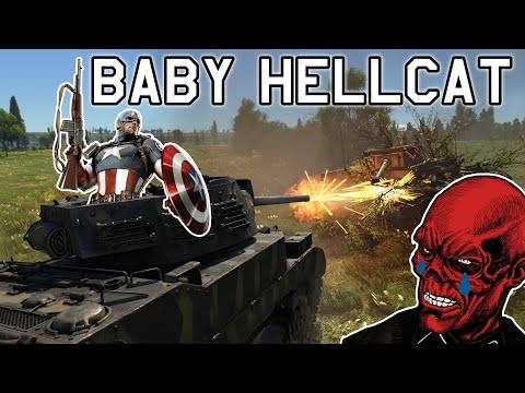 BABY HELLCAT - M8A1 in War Thunder feat. Wildcat - OddBawZ