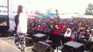LINDO P performing live at Toronto Redemption Festival 2014