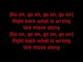 The All American Rejects - Move Along [LYRICS]