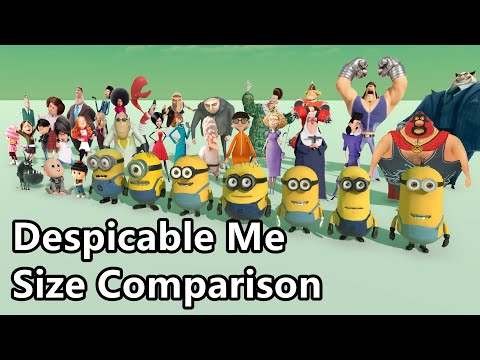 Despicable Me Size Comparison