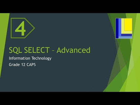 SQL Advanced - SELECT queries (part 4)