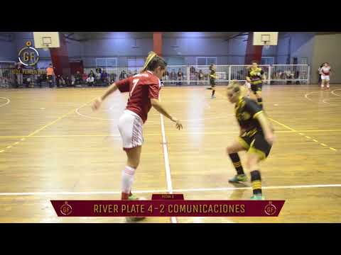 #FutsalFemeninoAFA Fecha 5 - River Plate 4-2 Comunicaciones