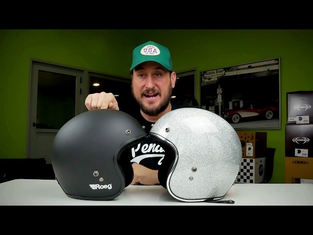 Vídeo relacionado con Casco de Moto Abierto BANDIT Jet Classic Negro Brillo Custom Biker Style Visera Incluida Black Open Helmet JETGB (XXL)