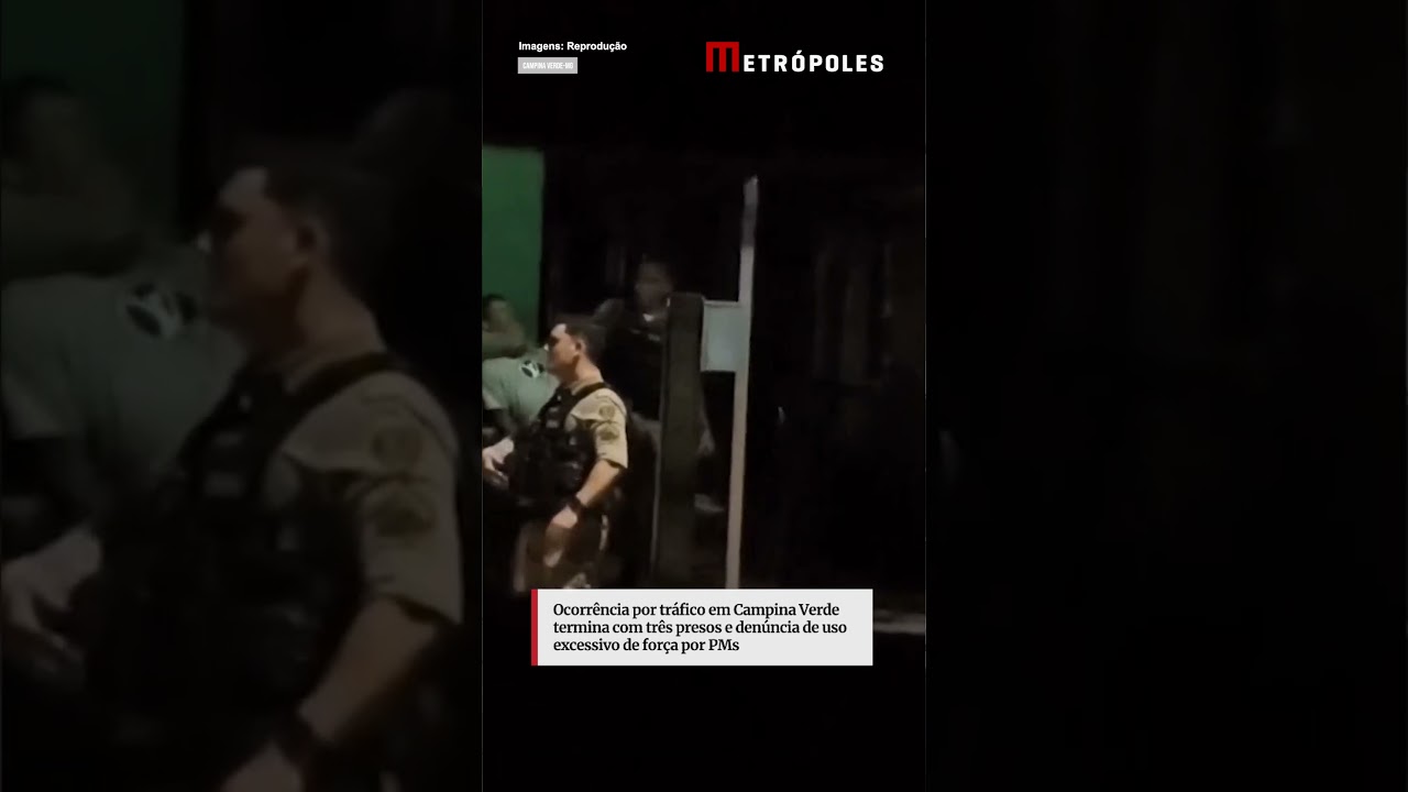 PMs de Minas são filmados dando mata-leão, soco e tapas em suspeito