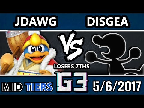 Glitch 3 Smash 4 - Jdawg (Dedede) Vs. Disgea (G&W) Wii U Mid Tier L7ths