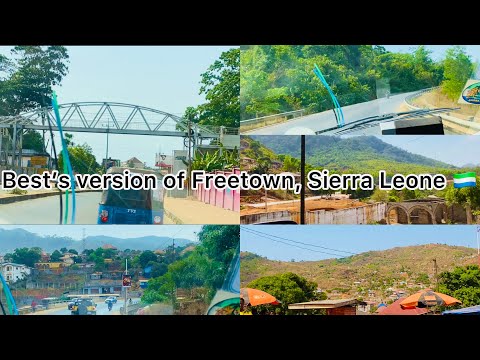 Jui to wilberforce vlog | the Overhead foot path bridge in Sierra Leone