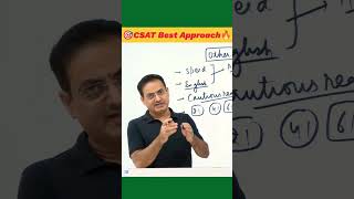 ✍️CSAT Qualify कैसे करें?🎯| upsc prelims strategy🔥 | 🌹Vikas Divykirti sir #shorts