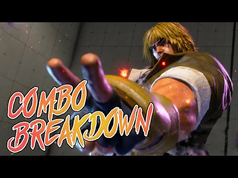 Ken EASY Drive Rush Combo Guide For Noobs - Street Fighter 6 Open Beta