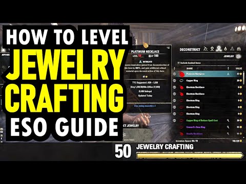 The Ultimate Guide to Leveling Jewelry Crafting in ESO