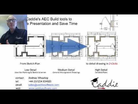 Fast 2D Architectural plans made easy with Caddie