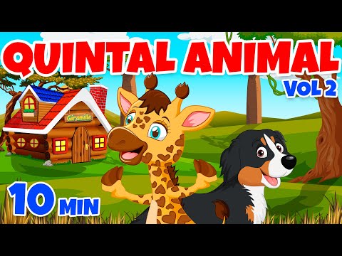 Quintal Animal vol 2 - Giramille 10 min | Desenho Animado Musical