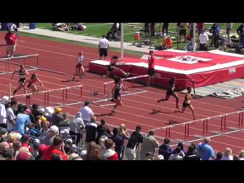 05-22-2015_105829  PIAA STATE CHAMPIONSHIPS  AAA  GIRLS TRIALS 100 M HURDLES HEAT 5