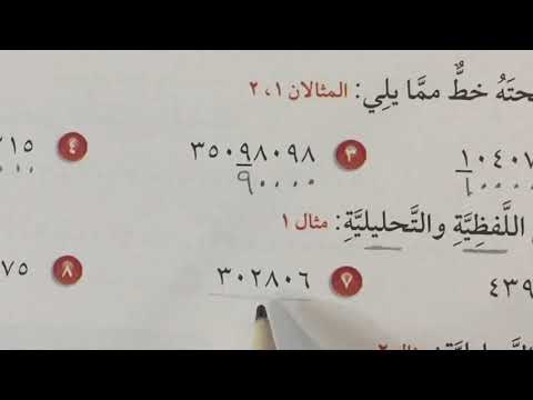 شرح درس القيمة المنزلية ضمن الملايين الرياضيات الصف الرابع الابتدائي نفهم