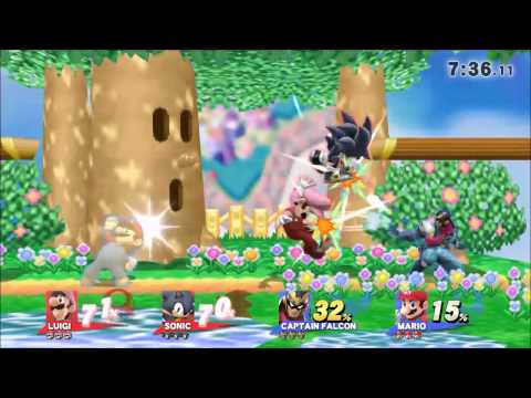 Protege & Hydro (Luigi & Yoshi) vs C3P0 & Ninja (Cpt. Falcon & Mario)