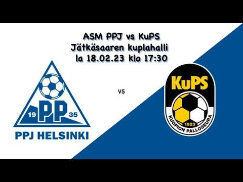 ASM matsi PPJ vs KuPS 18.2.2023 Jätkäsaaren kuplahallissa klo 17:30.