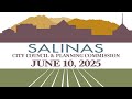 06 10 25 Salinas City Council Planning Commission Meeting Of June 10 2025