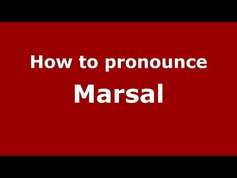 How to pronounce Marsal (Spanish/Spain) - PronounceNames.com