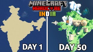 I Survived 50 days on India island in Minecraft ha