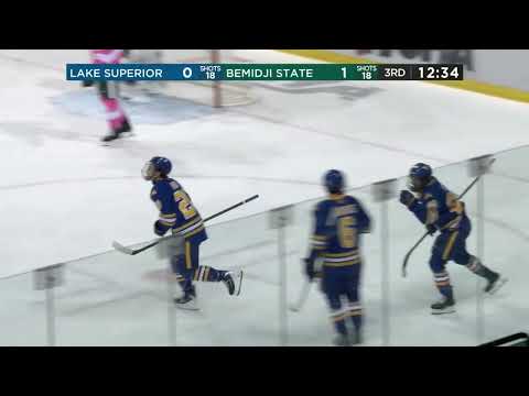 Bemidji State Men's Hockey Highlights vs. Lake Superior State (Nov. 8, 2025)
