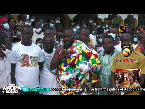 Video: Salt Media Boss thanks Agogomanhene and Agogo Traditional Council for honoring him.