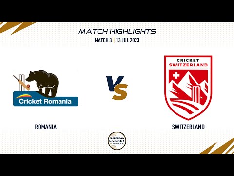 Match 3 - ROM vs CHE | Highlights | Valletta Cup T20Is | 13 July 2023 | ECN23.032