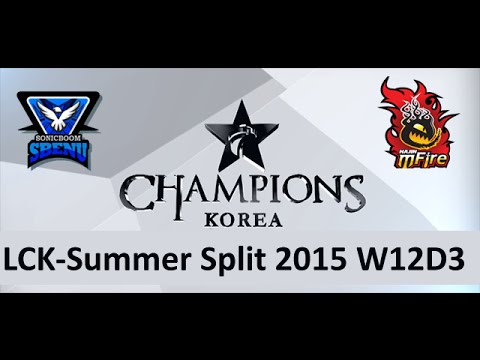 SSB vs NJ LCK Champions Summer Split 2015 W12D3 SBENU vs NaJin emFire game 2 highlights