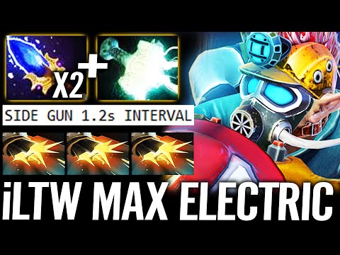 🔥 iLTW MAX Electric Meta - Aghanim Mjollnir Gyrocopter Side Gun 1s IMBA Carry 7.29 Dota 2 Pro Guide