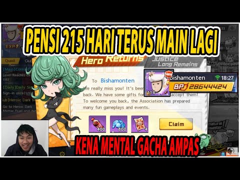 🔥🔥KAMU PENSI 1TAHUN DAN MAIN LAGI!! INI YANG TERJADI [AKUN PENSI] - ONE PUNCH MAN The Strongest