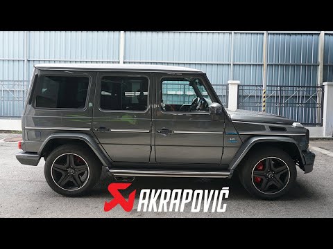MERCEDES AMG G63 X AKRAPOVIC | LOUD ACCELERATION | HARD LAUNCH