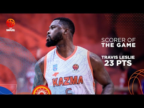 FIBA WASL S2 | SCORER OF THE GAME | SHABAB AL AHLI VS KAZMA | TRAVIS LESLIE