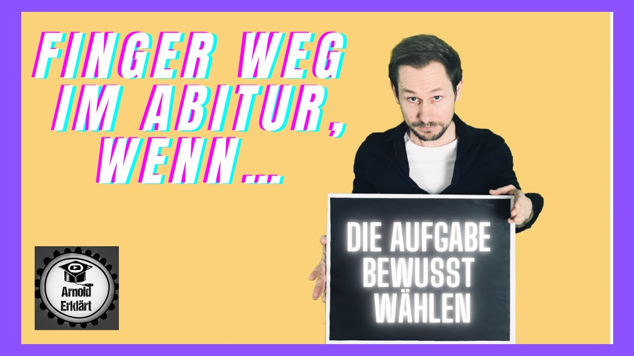 Deutsch-Abitur 2022: Das nimmst du NICHT im Abitur!