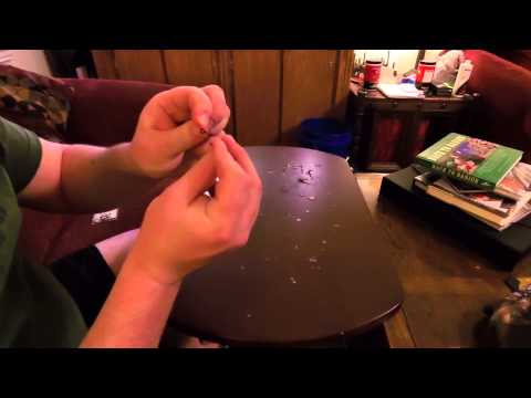 DIY Hand Tied Double Drop Bait Fishing Leader