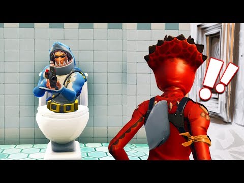 BEWARE OF TOILET SHARKS in Fortnite Battle Royale