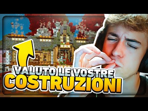 VALUTO LE VOSTRE COSTRUZIONI SU MINECRAFT!
