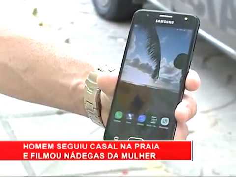 [RONDA GERAL] Tarado da praia: homem segue casal e filma às nádegas da mulher