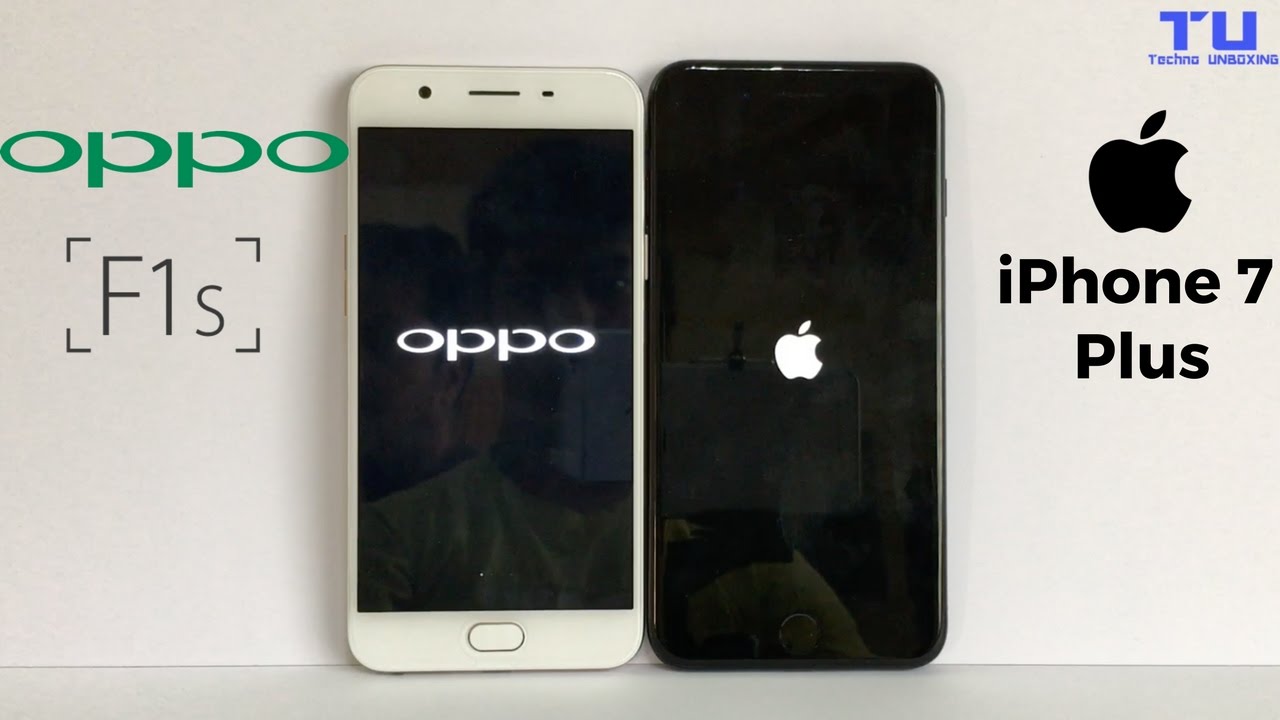 Oppo F1s vs iPhone 7 Plus Speed Test!