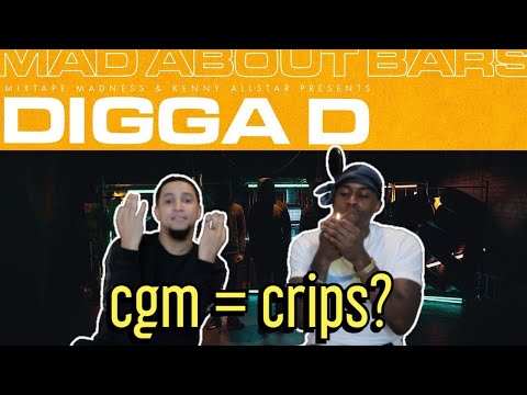 CHICAGO RAPPER REACTS TO Digga D - Mad About Bars w/ Kenny Allstar (Special)