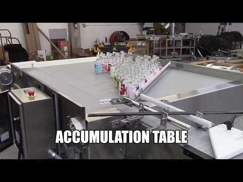 Accumulation Table and Semi Automatic Capper