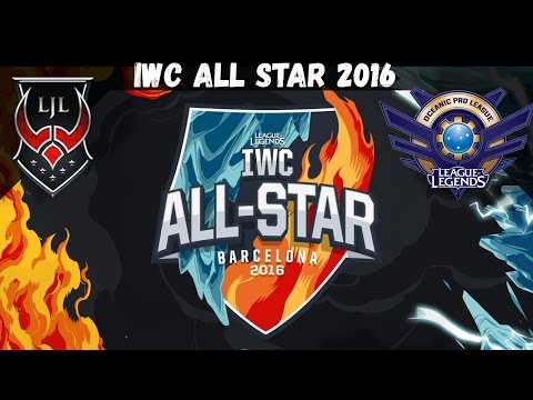 🔥 LJL vs OPL ❄️| Highlights | IWC AllStar Barcelona 2016 Day 1 | Japan vs Oceania | All Star 2016