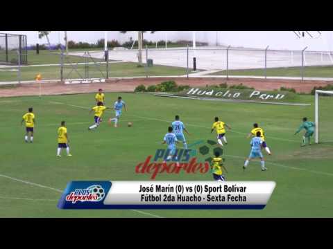 SPORT BOLIVAR (0) vs (0) JOSÉ MARÍN - 2DA HUACHO - SEXTA FECHA 2016.