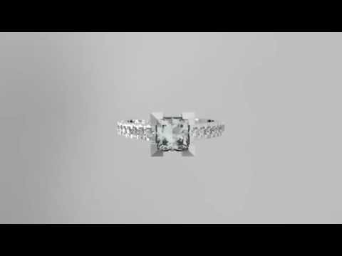 Solitaire Diamond Engagement Ring R291