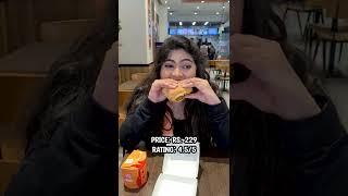 UNBOXING BURGER KING MENU UNDER RS. 1000 | Boss Whooper, Peri Peri Fries & More #shorts #foodreview