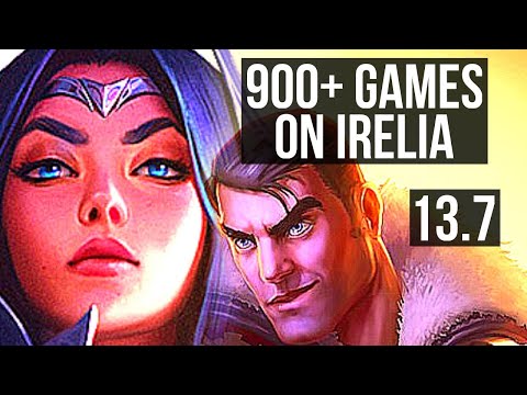 IRELIA vs JAYCE (MID) | 13/1/10, 900+ games, Godlike, 800K mastery | KR Master | 13.7