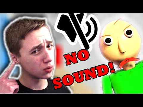 I Played Baldi's Basics With NO SOUND