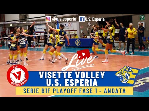 #SerieB1F LIVE - Visette Volley vs U.S. Esperia